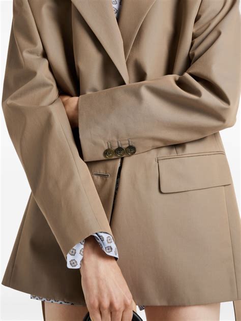 prada tan cotton twill jacket|Prada Livermore.